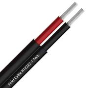 TÜV-geprüftes, verzinnetes Kupfer-Doppeladerkabel mit XLPO-Isolierung für Solaranlagen, 4mm²