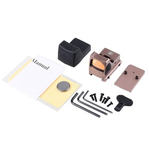 람불 옵틱스 RM07 레드 닷 사이트 20mm 1913 마운트 리플렉스 사이트 스코프 조절 가능 LED 사냥 사격 블랙/탄 - Product Image 3