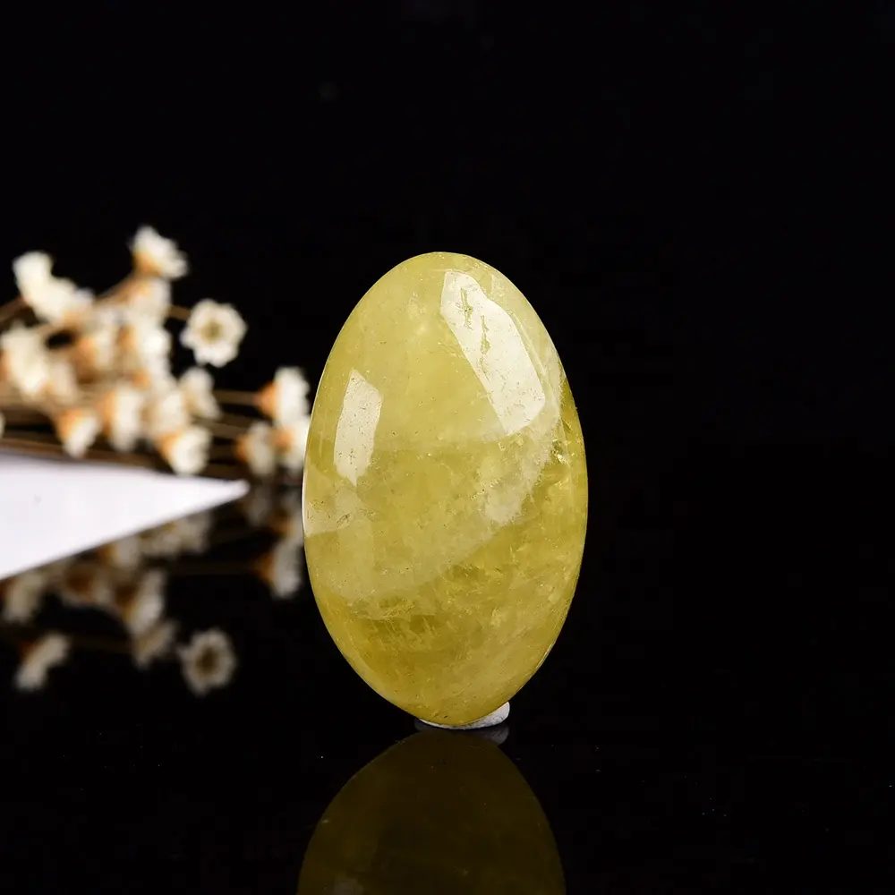 Commercio all'ingrosso Brasiliano citrino naturale cristallo di quarzo Lucido tumbled stones