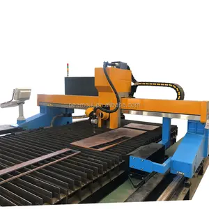 5 axis plate plasma cutting beveling machine gantry type boiler plasma cutting