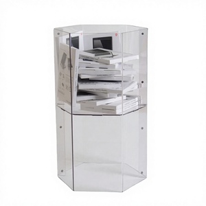 Nueva llegada soporte de exhibición de documentos de acrílico transparente soporte de exhibición de folleto de acrílico - Product Image 1