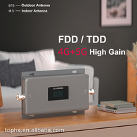LTE TDD 2600 2300 2500 1900 3500 Booster Repeater 70dB Gain Band 38/39/40/41/42 N78 Cell Phone 4G 5G Signal Booster for Home