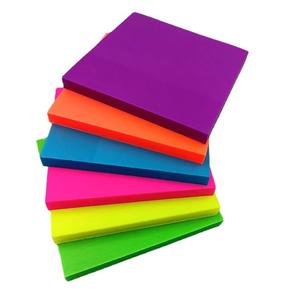 Bright Colors Professional Custom PET Transparent Dry Erase Notepad Memo Pads <b>Sticky</b> <b>Notes</b> Set - Product Image 1