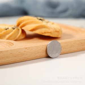 ถาดเสิร์ฟไม้ไผ่สำหรับชีส ขนมปัง ของว่าง สไตล์เรียบง่าย ใช้ในครัว - Product Image 4