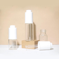 En stock – Flacon compte-gouttes cosmétique transparent de 10 ml avec pipette à pression, rechargeable pour sérum, essence, liquide, échantillon d'huile essentielle
