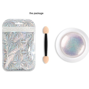 1 Tarro - 0.4g <span class=keywords><strong>Polvo</strong></span> <span class=keywords><strong>de</strong></span> Uñas Cromado Neón Efecto Sirena, <span class=keywords><strong>Polvo</strong></span> <span class=keywords><strong>de</strong></span> Efecto Espejo Arcoíris Hada Perla, Pigmento Cromado para Uñas, <span class=keywords><strong>Polvo</strong></span> Brillante para Arte <span class=keywords><strong>de</strong></span> Uñas - Product Image 1