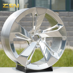 Nouvelles jantes en alliage forgé Flow 5x112 17 18 19 pouces 8J concaves pour Audi B8 <span class=keywords><strong>B9</strong></span> A4 A5 A6 A7 A8 Q5 - Finition argent - Product Image 3