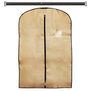 Plain Coat Cover Beige <b>Hangers</b> Heavy Duty Clothes <b>Hangers</b> Durable Wardrobe Organizer for Shirts Dresses & Coats - Product Image 2