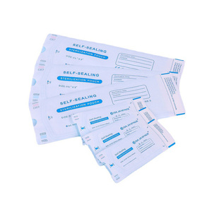 ซองฆ่าเชื้อแบบปิดผนึกเองได้ 200 ชิ้น ได้รับการรับรองมาตรฐาน ISO CE ขนาด 2.76 นิ้ว x 10.24 นิ้ว ฟิล์มสีน้ำเงิน - Product Image 2