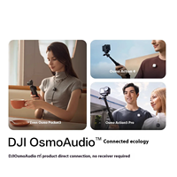 Microphone sans fil Mic Mini 2TX 1RX avec réduction de bruit active à deux niveaux, étui de charge inclus, autonomie de 48 heures, audio HD