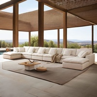 Populaire Canapé en Tissu Confortable de Style Nordique, Meuble d'Intérieur Modulable, Canapé Sectionnel Nuage