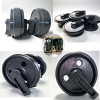 Roue de guidage avant d'excavatrice Ruimaike avec garantie 1 an pour PC30 PC40 PC45 PC60 PC75 PC100 PC200 PC200-7