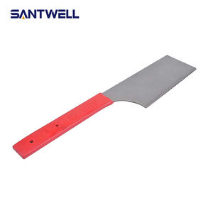 65 #   Truelle à briques double face en acier au manganèse |   Outil de maçonnerie avec poignée en plastique antidérapante pour la construction et la pose de briques - Product Image 3