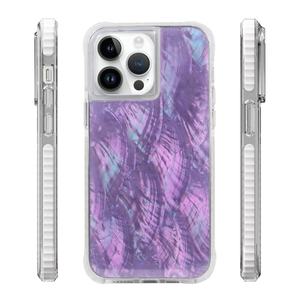 Meilleures ventes en gros, usine, coque de téléphone portable en TPU PC TPE résine époxy brillante et élégante pour iPhone 15 14 13 Pro Max - Product Image 1