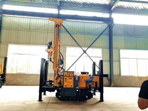 Offre Spéciale – Foreuse <span class=keywords><strong>de</strong></span> puits d'eau portable sur chenilles <span class=keywords><strong>de</strong></span> 200 m, alimentée au diesel - Product Image 3