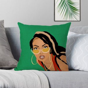 Funda de cojín de Mujer Africana decorar casa sofá funda de almohada africana - Product Image 6
