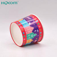 HOKOM, fabrication professionnelle chinoise de gobelets jetables, gobelets en papier pour crème glacée, 20 oz