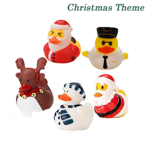 QS New Arrival Mini Cute Animal Toys Kids Christmas Theme <b>Small</b> Size <b>Blind</b> Box Lovely Duck Toys for Baby Bathing Playmate Gift - Product Image 4