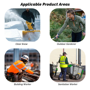 10000毫安时防风防水户外工作3反光运动衫7.4伏电池供电加热夹克，用于物流工作 - Product Image 6