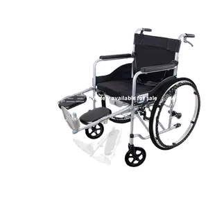 Scooter de mobilité pliable léger pour fauteuil roulant en acier portable âgé Fractures de jambe réglables Commode multifonctionnelle - Product Image 5