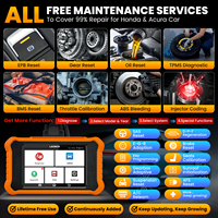 Launch CRE 2,0 Elite para Honda Sistema completo OBD2 escáner herramienta de diagnóstico coche automotriz ECU codificación