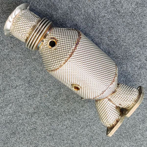 Nuevo Estilo de Tubo de Escape con Aislamiento Térmico para BMW 335i E90/E92/E93 3.0T N55 2009-- SS304 Tubo de Escape de Flujo <span class=keywords><strong>Libre</strong></span> con Catalizador en Stock - Product Image 5