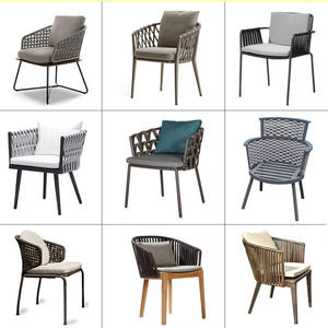 Cross-border Outdoor Table Chair Set <b>Waterproof</b> <b>Sunscreen</b> Anti-Corrosion Rattan Backrest Garden Furniture for Courtyard Balcony - Product Image 3