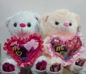 Bambola di peluche personalizzata san valentino orsacchiotto con cuore peluche ti amo te e amo orso regalo di festa produttore - Product Image 6
