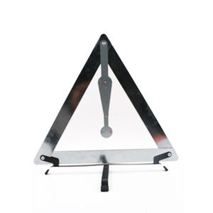 Signalisation de danger réfléchissante triangulaire pliable orange d'urgence, kit d'outils d'urgence, matériau PS pour panne de circulation - Product Image 5