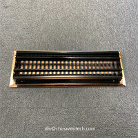 Grille de ventilation au sol pour système de CVC, en métal, pour récupération d'air, registre de sol