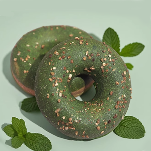 Juguete masticable para gatos con forma de donut ecológico <span class=keywords><strong>natural</strong></span> con hierba gatera, tuerca para dentición, limpieza de dientes, entretenimiento para gatos, golosinas para lamer - Product Image 4