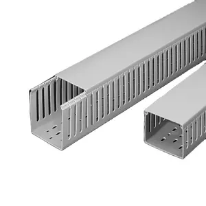 CE Goedkeuren PVC Elektrische Trunking Bedrading Duct met Slot