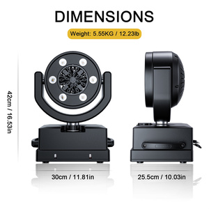 เครื่องทำฟองสบู่ SHEHDS 100W LED พร้อมระบบ DMX512 สำหรับงานแต่งงาน งานเทศกาล และการแสดง - Product Image 6