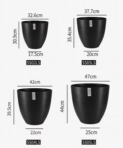 Vendita calda piccole fioriere rotonde filo disegno stile fiore Design per piante da esterno per la decorazione del pavimento (SS02 LS-3) - Product Image 2