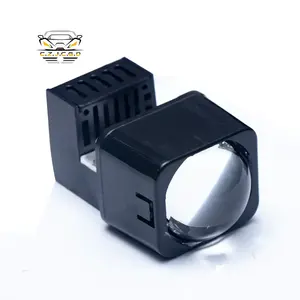 Hoge Lumen 1.5 Inch Mini Matrix Enkele Lamp Cup Bifocale Lens 6500K 40W Laser Bi Led Projector Lens Voor Universele Auto 'S