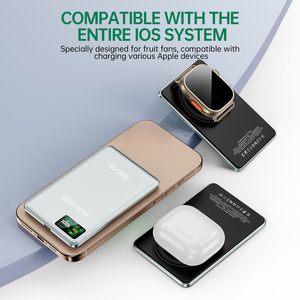 พาวเวอร์แบงค์ไร้สาย LF16 รุ่นบางเฉียบ ความจุ 5000mAh หน้าจอดิจิตอล รองรับการชาร์จเร็ว 15W พกพาสะดวกสำหรับสำรองพลังงาน - Product Image 3