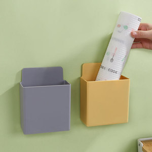 <b>Wall</b> <b>Mounted</b> <b>Storage</b> Box Rectangular Multi Purpose Bathroom Kitchen Cosmetic Spray Holder No Drilling Required - Product Image 2