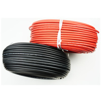 Cable de alimentación eléctrica de cobre de 15mm de silicio 2AWG Litz con aislamiento XLPE para seguridad de paneles solares