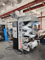 Imprimante flexographique automatique pour ruban adhésif BOPP OPP bicolore, machine d'impression de ruban BOPP