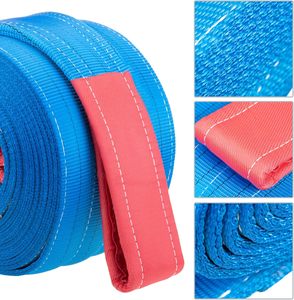 헤비 듀티 폴리에스터 플랫 웨빙 슬링 와이드 바디 50t 40 톤 30 톤 끝없는 패턴 리프팅 슬링 - Product Image 3