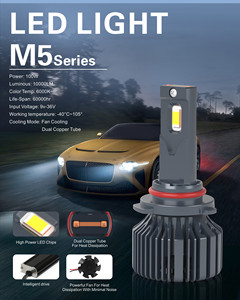 200W M5 20000LM <span class=keywords><strong>Led</strong></span> Đèn Pha HB3 H4 H11 H7 H1 đèn <span class=keywords><strong>LED</strong></span> CANBUS <span class=keywords><strong>10000</strong></span> lumen 100W <span class=keywords><strong>Led</strong></span> xe đèn pha - Product Image 2