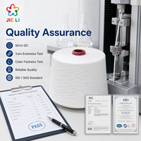 Fil de polyester 100% ring-spun, brut et teint, anti-boulochage, pour tricot, tissage, uniformes sportifs, couleur personnalisée, fourniture directe usine