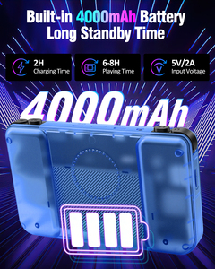 Console di Gioco Portatile Classica Blu RF40H, Retro con Doppio Joystick 3D, Schermo Orizzontale, Supporto PSP Arcade WIFI e HDTV - Product Image 4