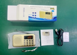 <span class=keywords><strong>Radio</strong></span> <span class=keywords><strong>Digitale</strong></span> Portatile Ricaricabile Mini Tascabile MP3 FM Dewant L-218 - Product Image 2