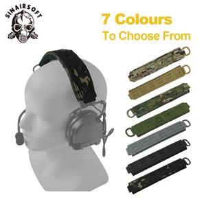 Bandeau d'écouteurs robuste en nylon 1000D, accessoires tactiques de camouflage pour la chasse avec protection auriculaire confortable - Product Image 6