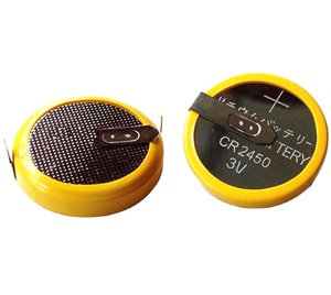 เซลล์แบตเตอรี่ลิเธียม3.0V ขนาด580mAh <span class=keywords><strong>Cr3032</strong></span>พร้อมป้ายบัดกรีและสายไฟ CR2450 CR2032 CR2477 - Product Image 1