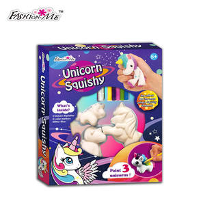 Dipingi il tuo Kit Squishies fai da te Squishies Set unicorno arti e mestieri Kit di pittura spremere Kit fai da te regali giocattoli per natale - Product Image 2