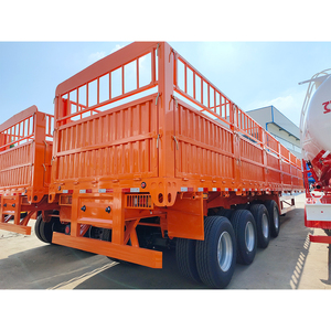 Le bétail et la volaille à usage intensif semi-remorque avec pieu clôture pour la vente - Product Image 1