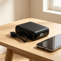 Nouveau produit tendance, batterie externe OEM 10000mAh avec câble Type-C, batterie externe portable à charge rapide 22,5W pour téléphones