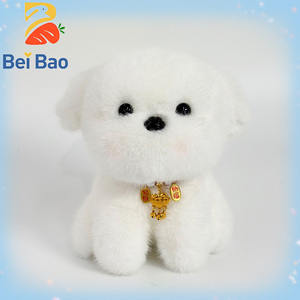 ตุ๊กตาสุนัขน่ารัก ขนาด 8 นิ้ว ราคาโรงงานถูก ผลิตจากผ้าพลัฌนุ่ม บรรจุใยฝ้าย PP เหมาะสำหรับเด็ก ใช้ในตู้คีบตุ๊กตา - Product Image 3